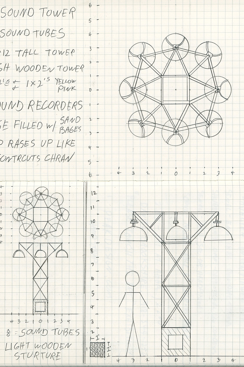 Schematic Drawing of Sound Installation